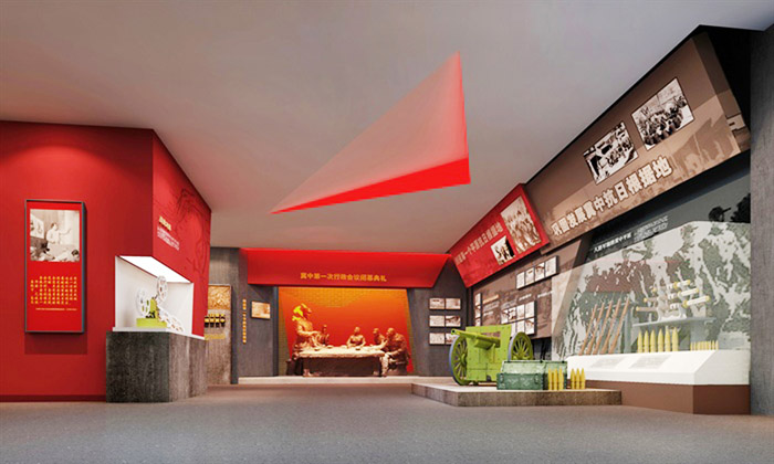 廣東湛江企業黨建展廳裝修，廣東企業黨建展館裝修設計、廣東企業黨建文化設計（三）