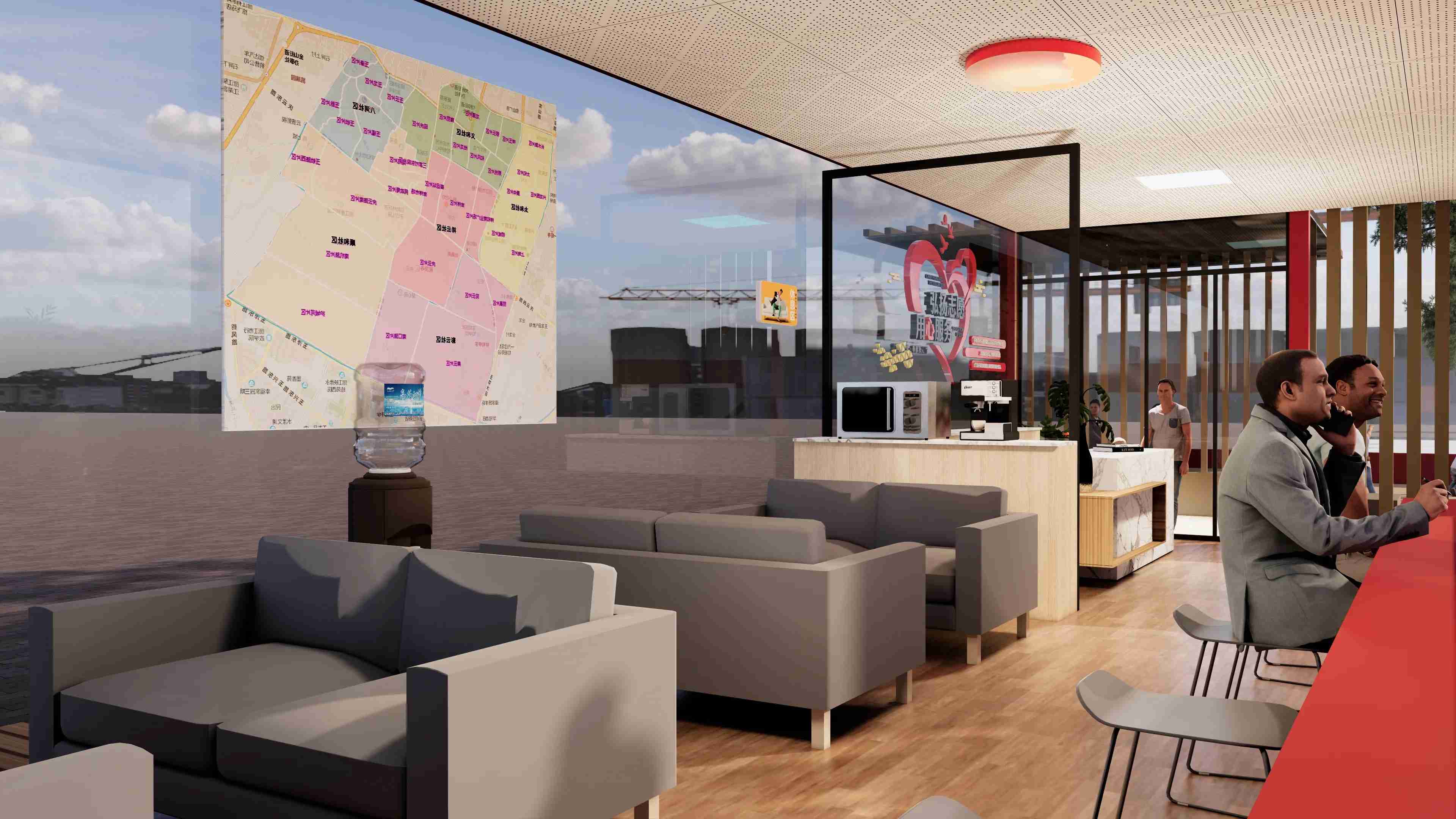 廣東佛山黨群服務驛站、廣東暖心驛站、廣東愛心驛站設計施工