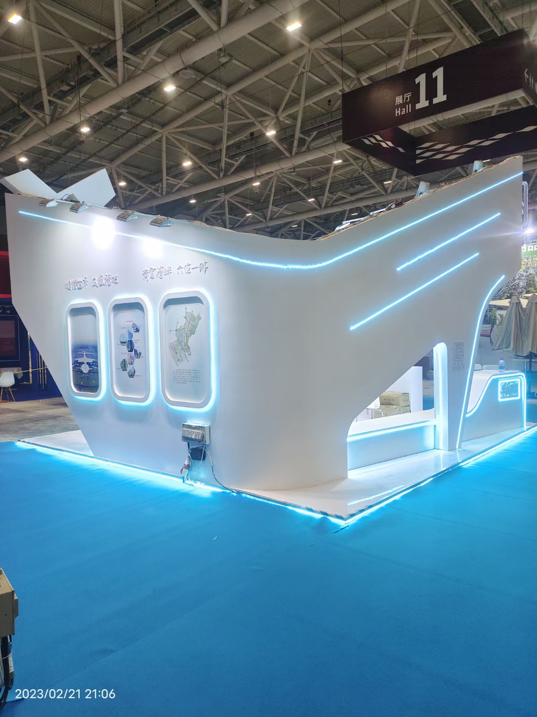 廣州展會搭建設(shè)計深圳跨境電商展，福永街道展臺